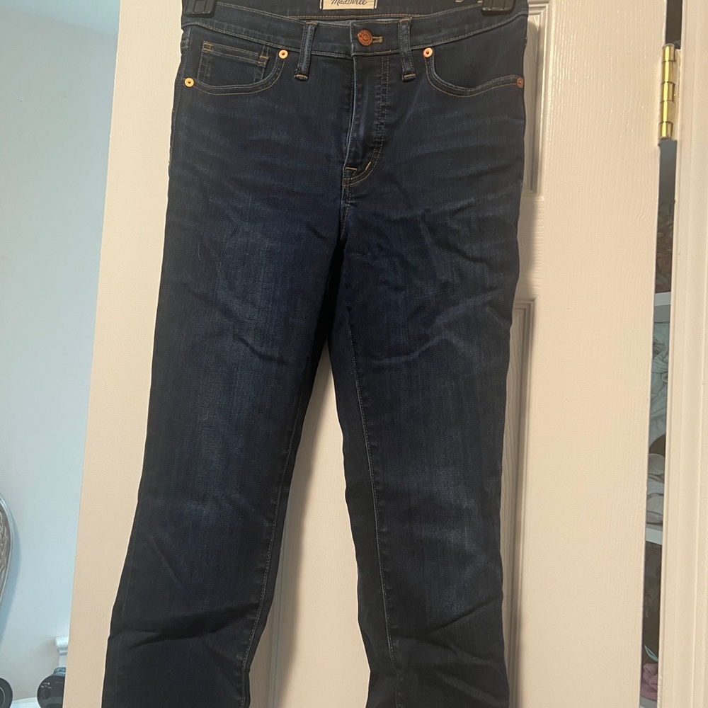Madewell Women's Straight Leg Jeans in Deep Indigo